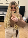 Clip Extension Riccia Biondo platino