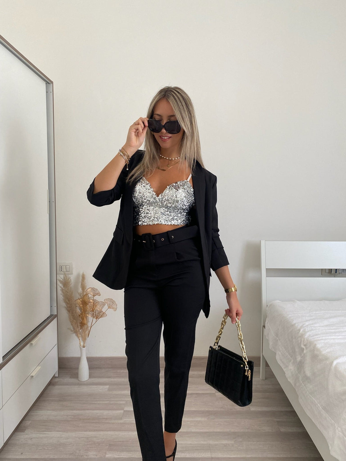 Completo giacca e pantalone nero