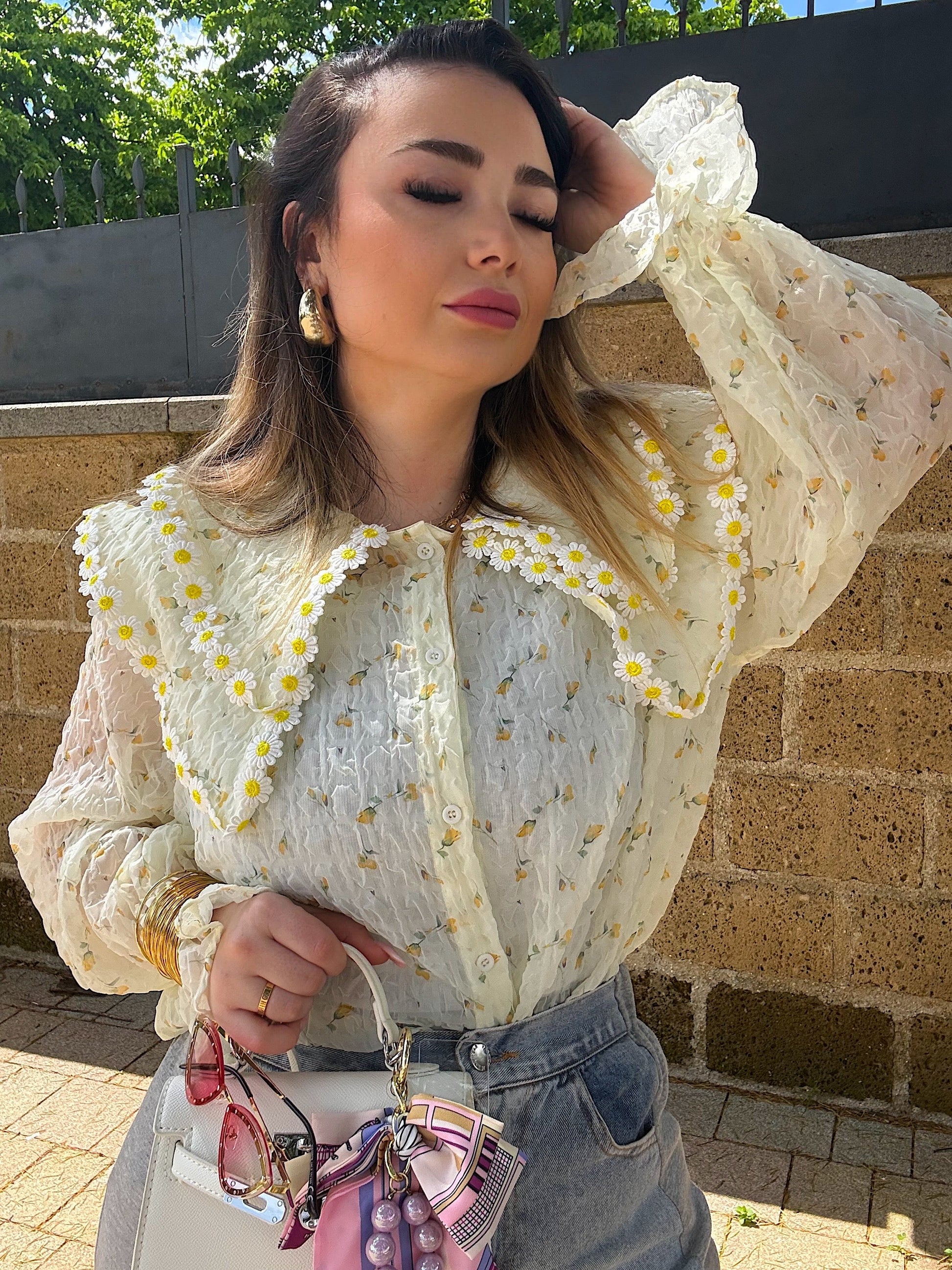 Camicia margherite
