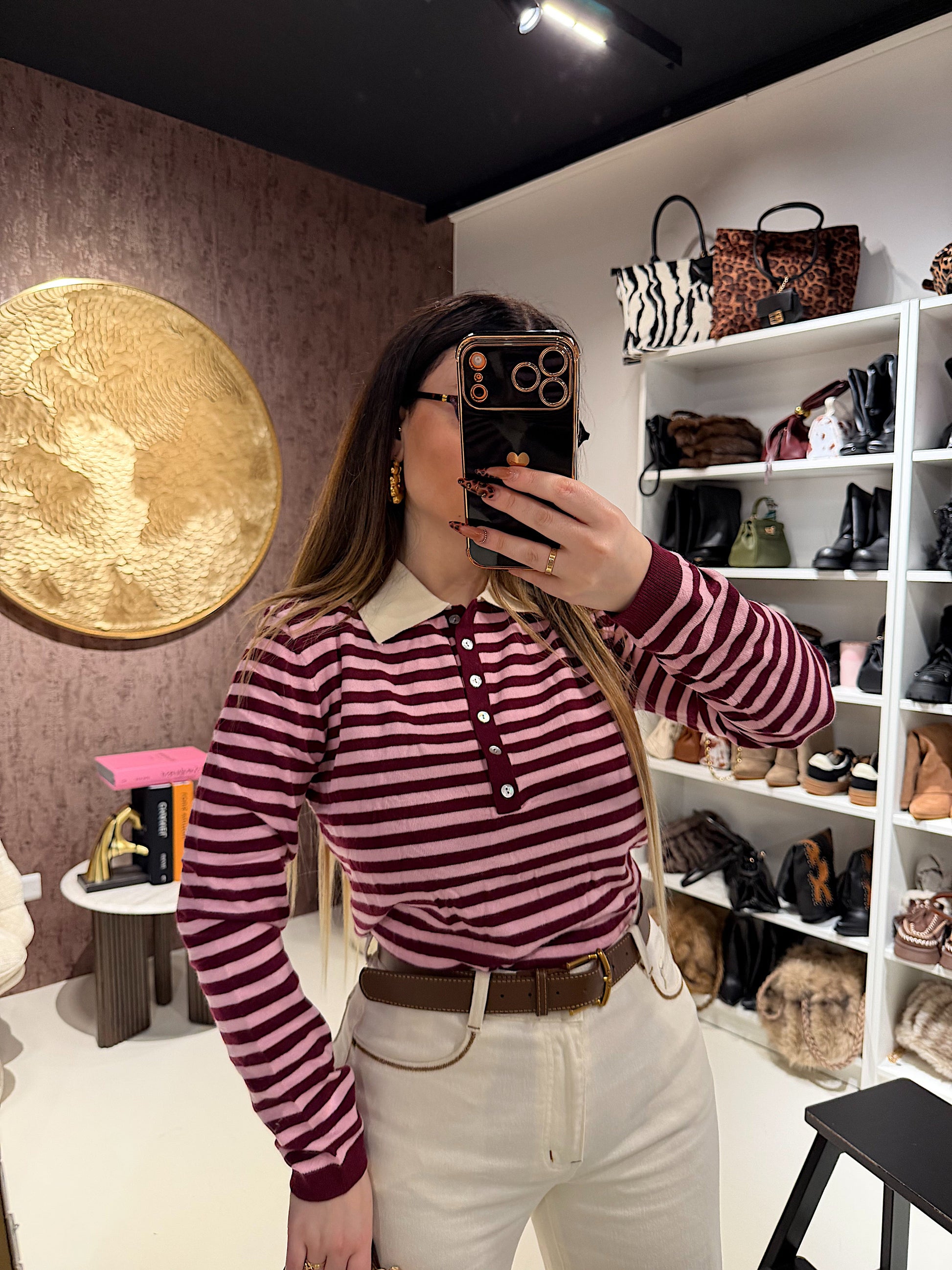 Maglioncino Chloé a righe