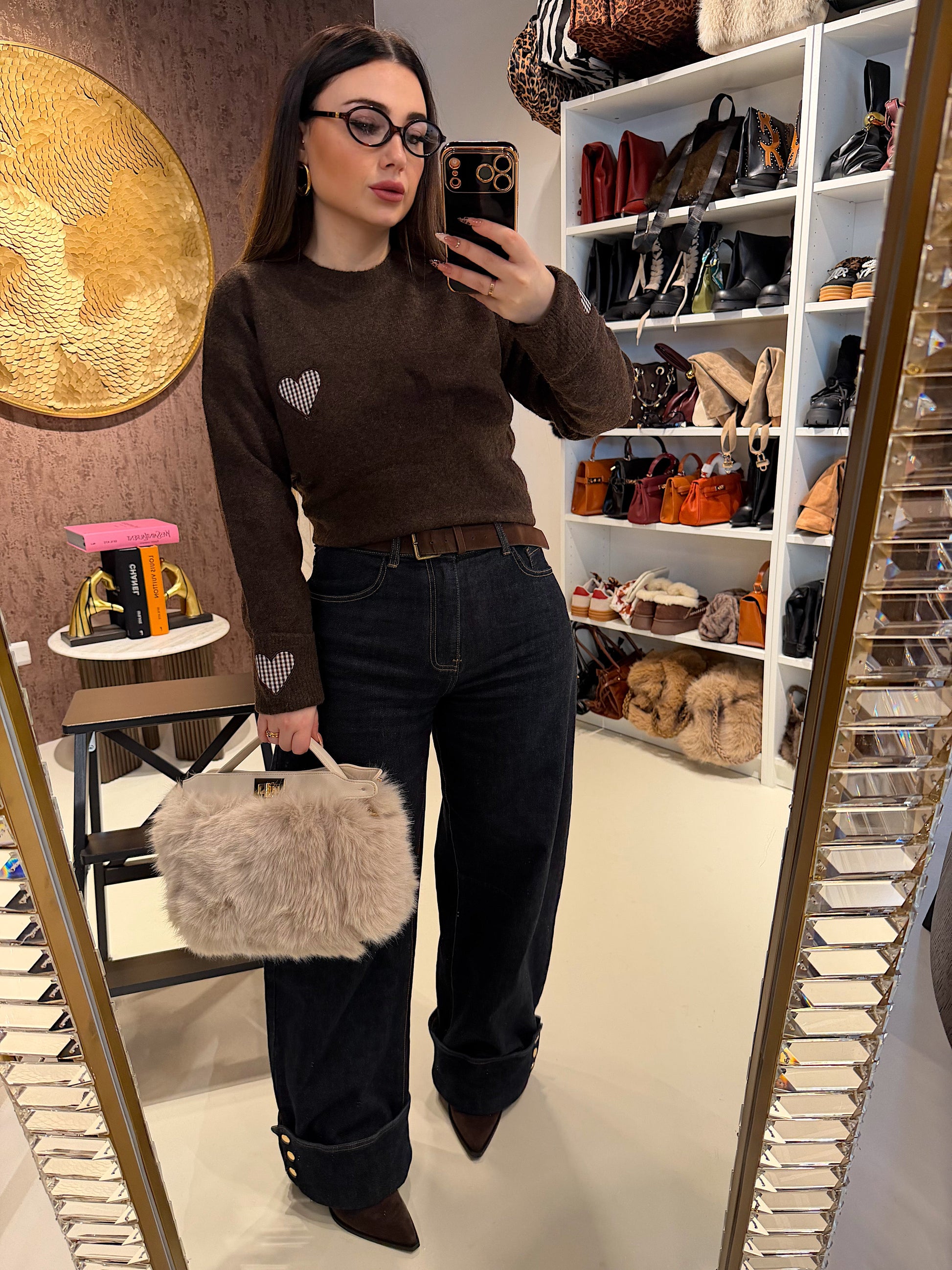 Maglione Lovely Check