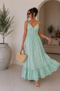 Abito Lungo summer con ricami oro