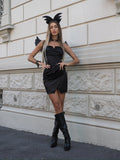 Choker nero con cuore Dark Angel