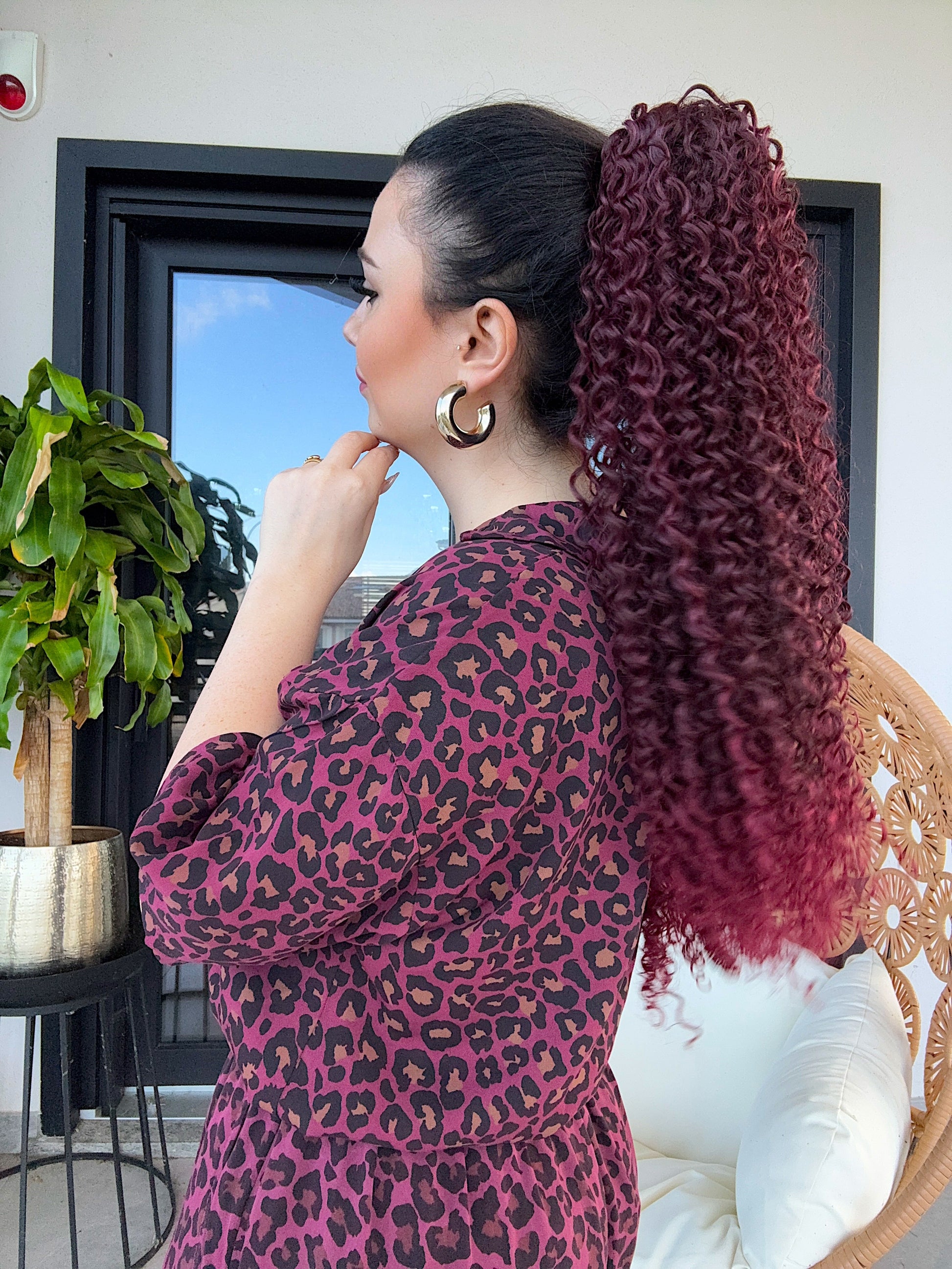 Coda Riccio afro con coulisse vari colori