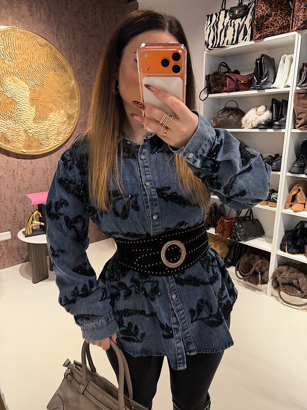 Giacca Denim Sparkle