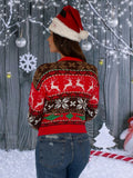 Maglione Christamas renne rosso