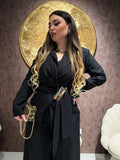 Completo giacca e pantalone con gioiello ￼