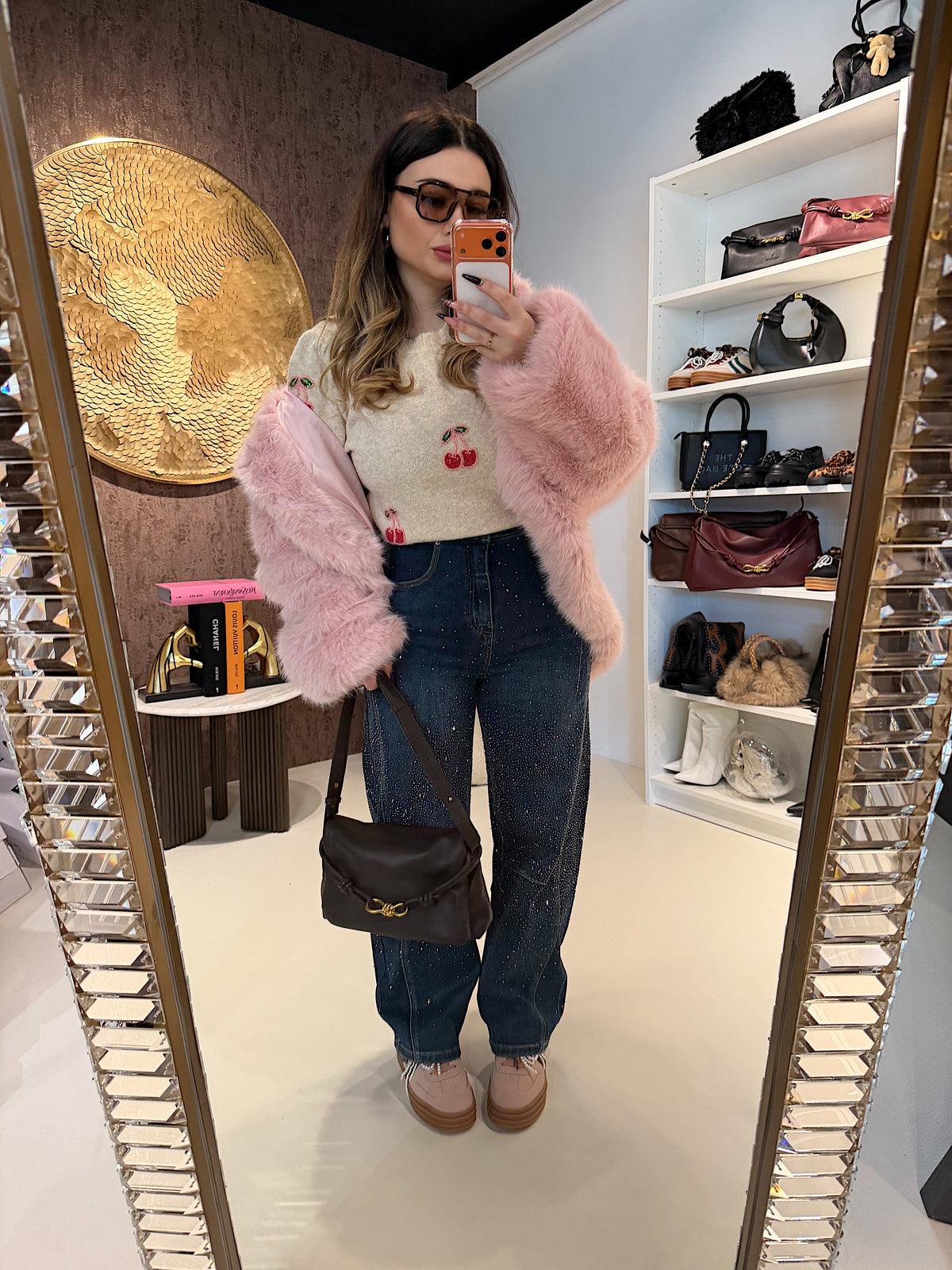 Jeans Balloon con brillantini