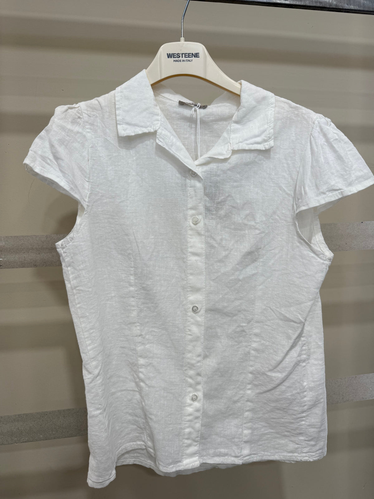 Camicia Lino bianca manica corta