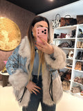 Pelliccia Denim sparkle