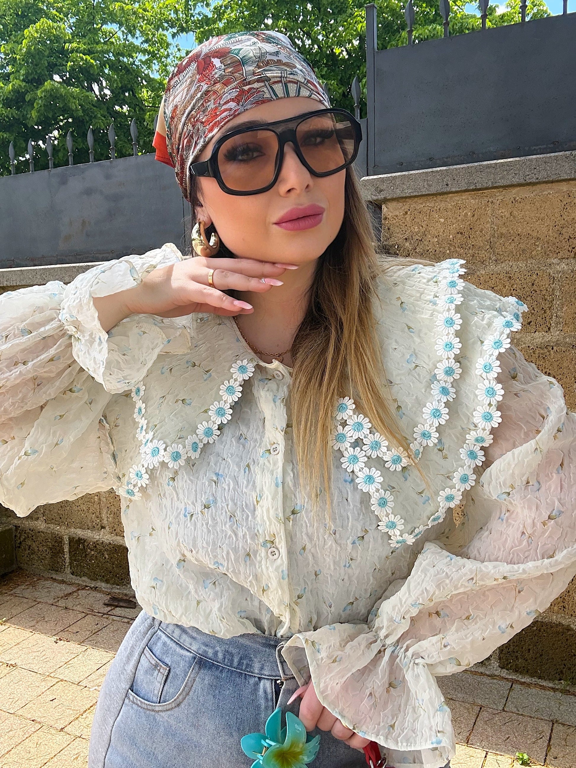 Camicia margherite