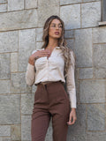 Camicia basic beige