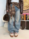 Jeans con cintura a bandana