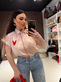 Camicia con dettaglio cuore