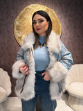 Pelliccia Denim sparkle