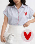 Camicia con dettaglio cuore