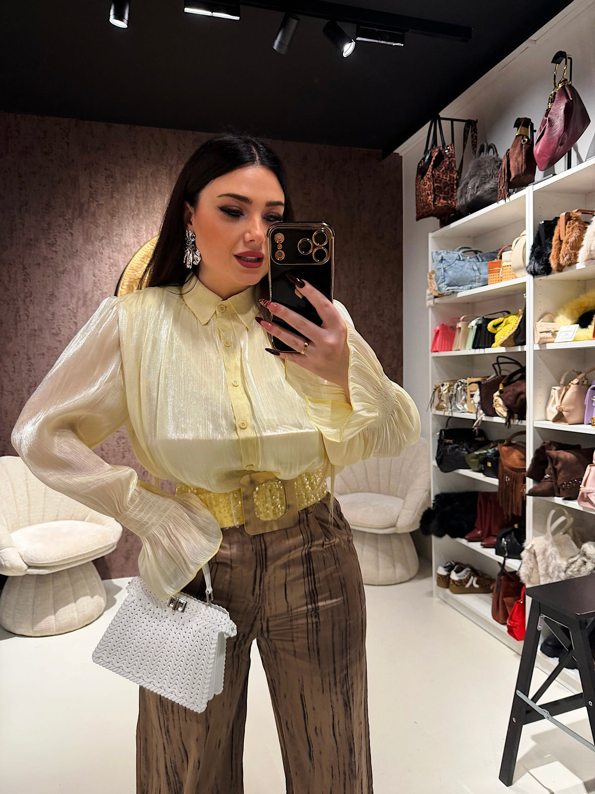 Camicia Satin Glow