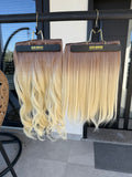 Extension clip mossa champagne platino Superior Quality