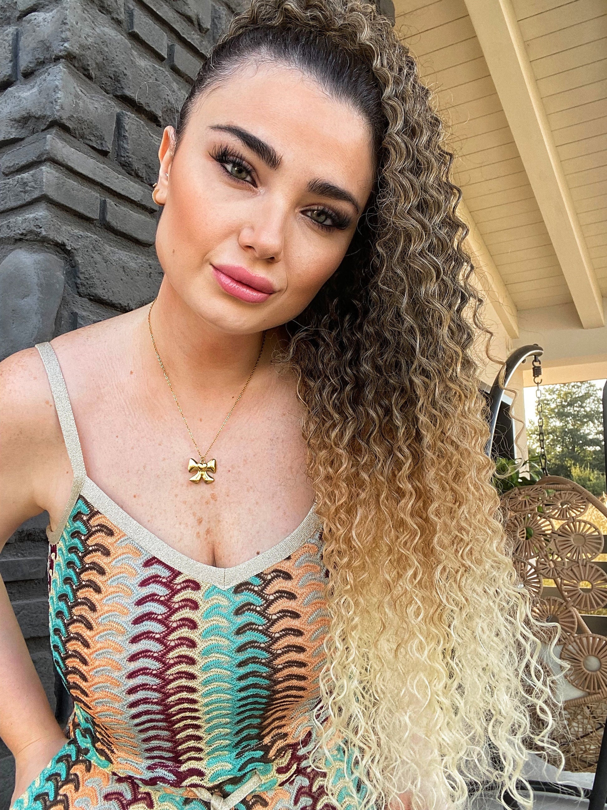 Coda Riccio afro con coulisse vari colori