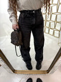 Jeans ballon con cintura