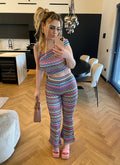 Pantalone crochet lilla