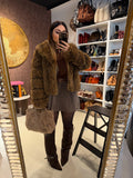 Giacca in Eco-Pelliccia soft
