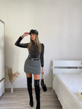 Blusa in velo con strass