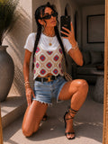 T-Shirt Crochet Flower Layer