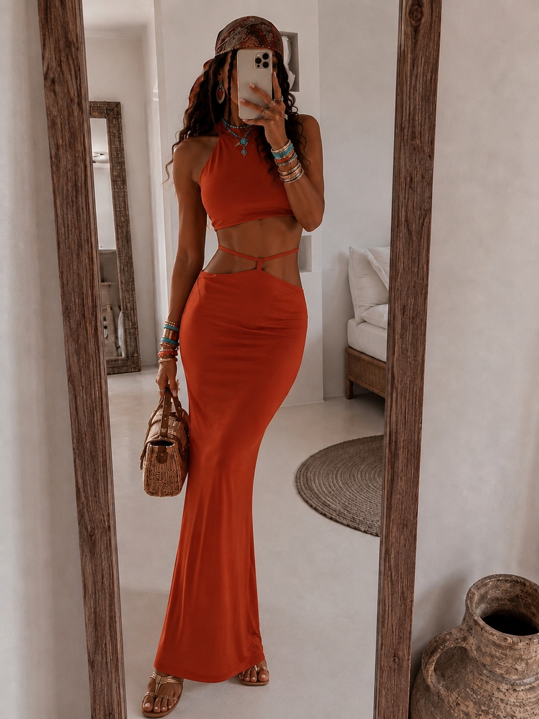 Completo Gonna e Top in Pizzo