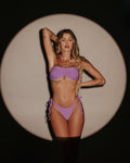 Bikini con laccio gioiello purple