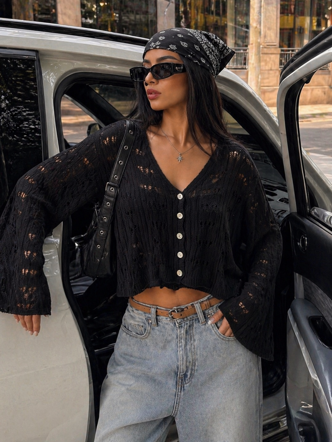 Cardigan Crochet “Boho Luxe