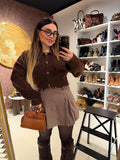 Cardigan Mocha Charm