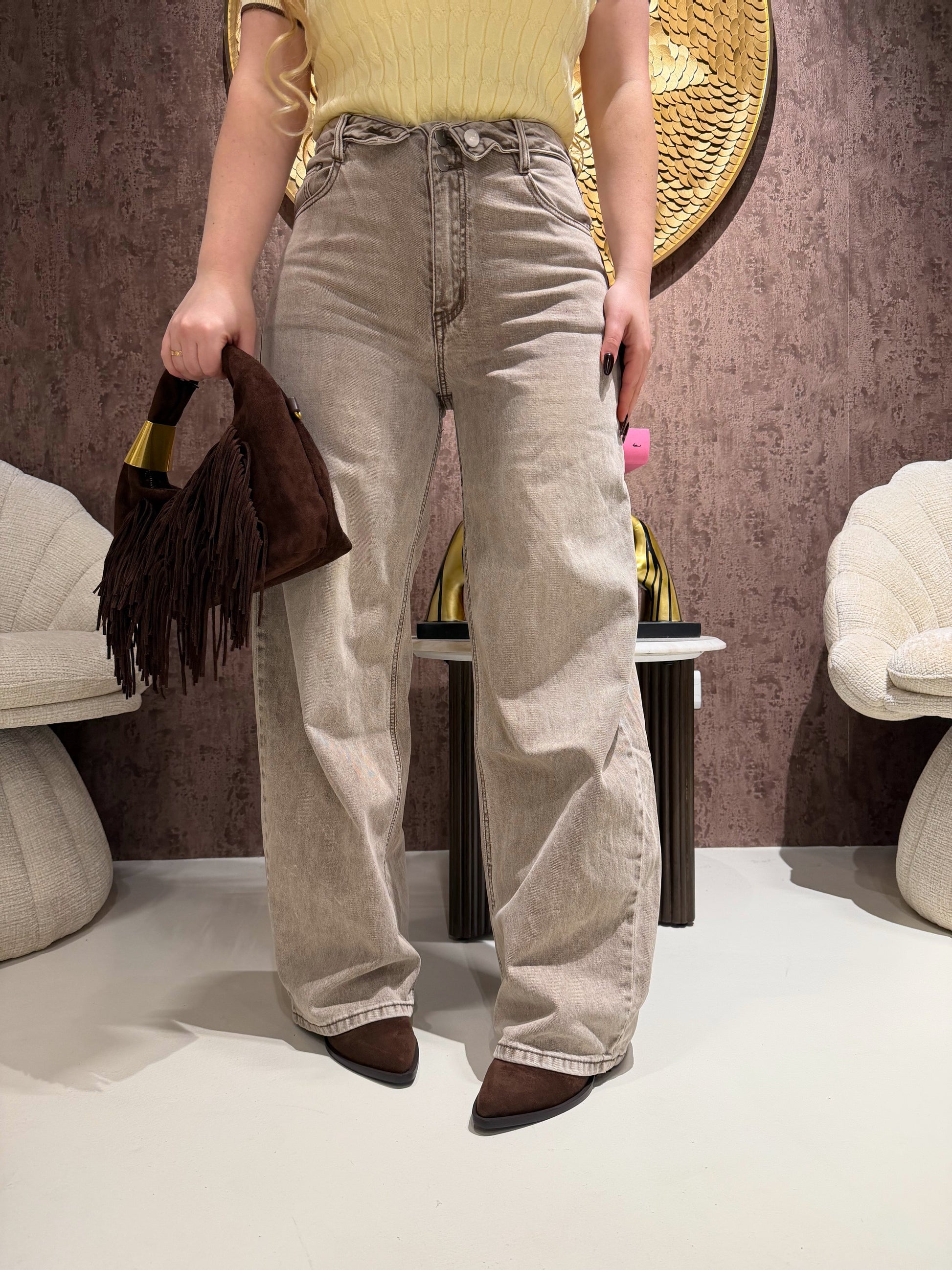 Jeans Stone Wash Grey
