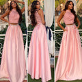Completo da cerimonia con strass cipria