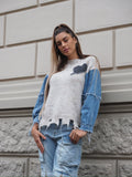 Cargo maxi con tasconi jeans