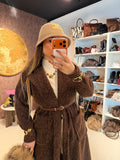 Cappotto con cinturina 2 colori