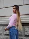 Cardigan morbidissimo rosa pastello