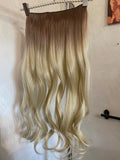 Extension clip mossa champagne platino Superior Quality