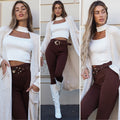 Maxi cardigan beige