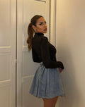 Body con incroci nero