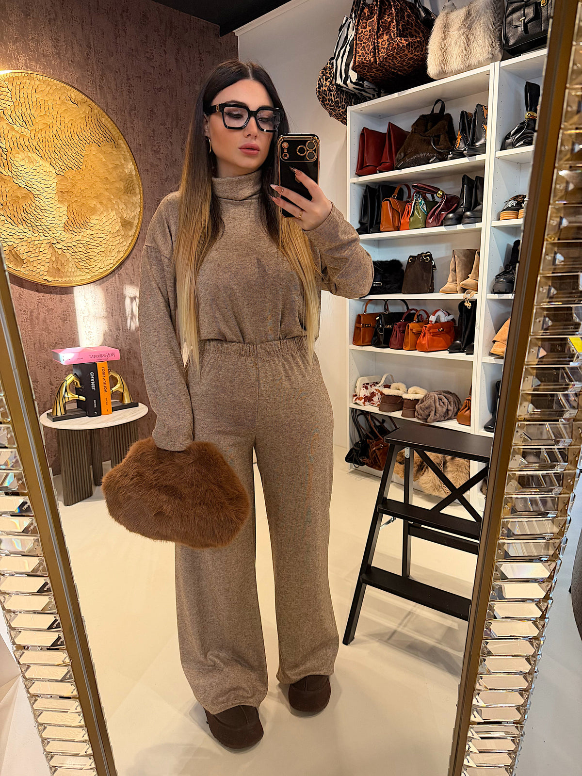 Completo comfy collo alto