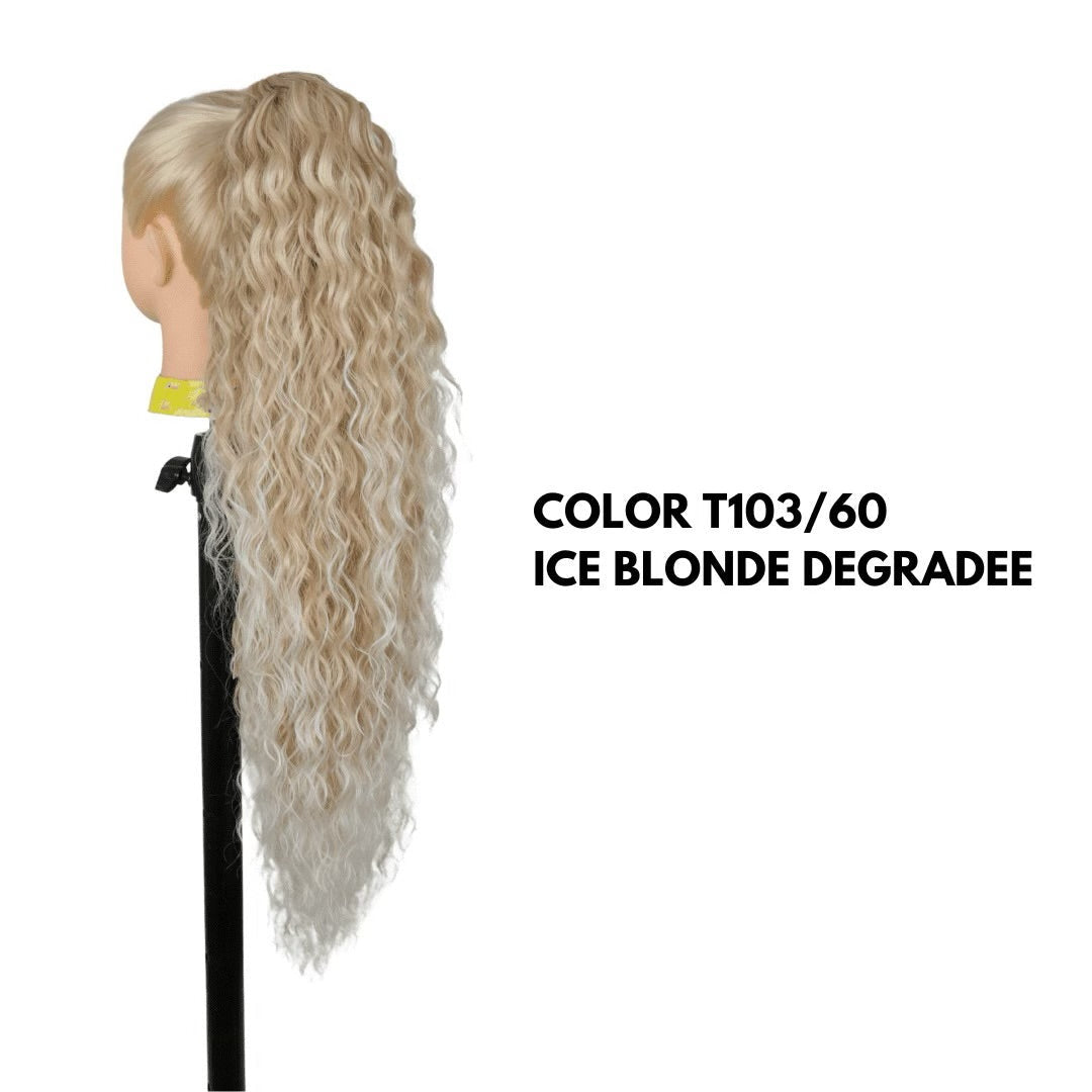 Coda 70cm Riccia con coulisse vari colori