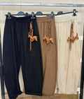Pantalone con charm dog