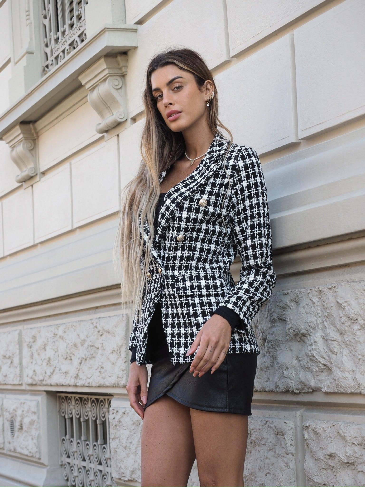 Giacca pied de poule