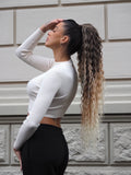 Maglioncino bianco con choker