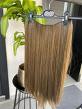 Maxi fascia castano freddo con clip