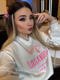 Felpa Los Angeles bianca