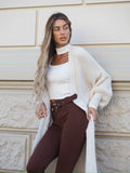 Maglioncino choker bianco