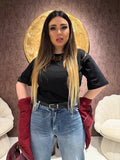 T-shirt basic over