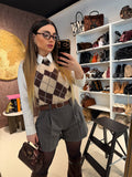 Short  in panno con cintura